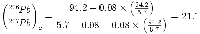 Cook's calculation