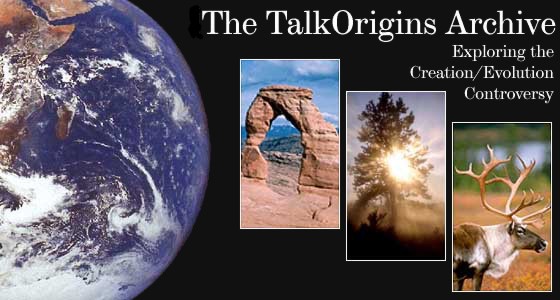 The TalkOrigins Archive: Exploring the Creation/Evolution/Intelligent Design Controversy